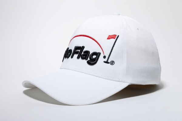 Gorra de Golf Blanca Marca Fly to Flag 3D mod. Alpha FTFG01B - Imagen 2