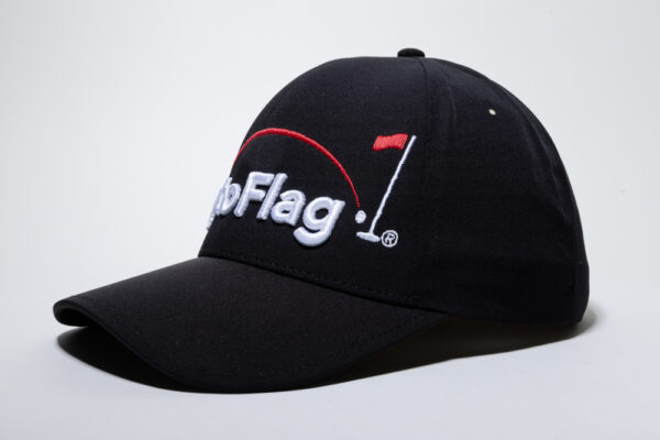 Gorra de Golf Negra Marca Fly to Flag 3D mod. Alpha FTFG01N - Imagen 2