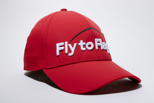 Gorra de Golf Roja Marca Fly to Flag 3D mod. Alpha FTFG01R - Imagen 3