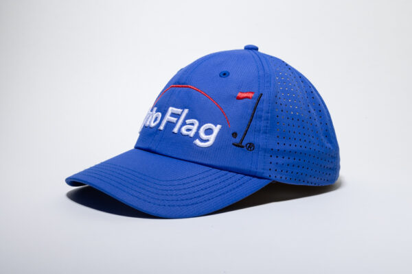 Gorra de Golf Azul Marca Fly to Flag mod. Beta 3D FTFG02A - Imagen 2