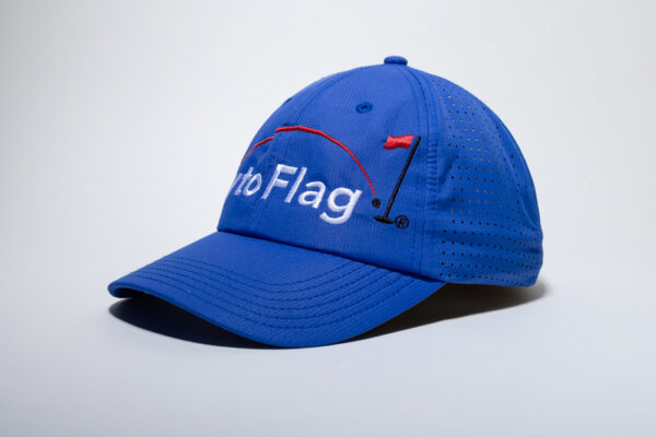 Gorra de Golf Azul Fly to Flag mod. Beta Flat FTFG03A - Imagen 2