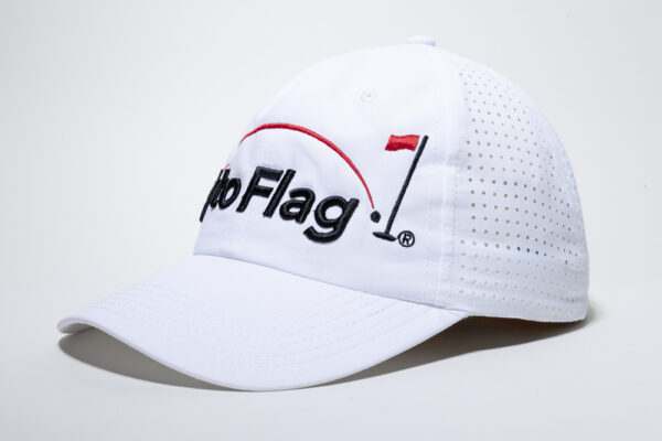 Gorra de Golf Blanca Fly to Flag mod. Beta 3D FTFG02B - Imagen 2