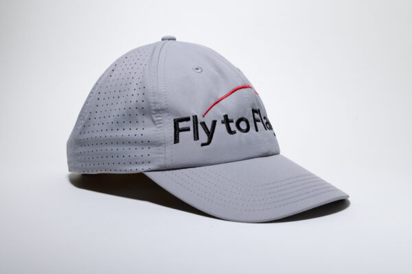 Gorra de Golf Gris Fly to Flag mod. Beta Flat FTFG03G - Imagen 2