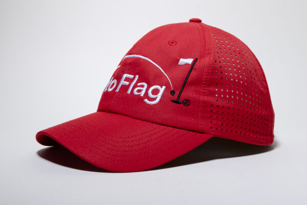 Gorra de Golf Roja Fly to Flag mod. Beta Flat FTFG03R - Imagen 2