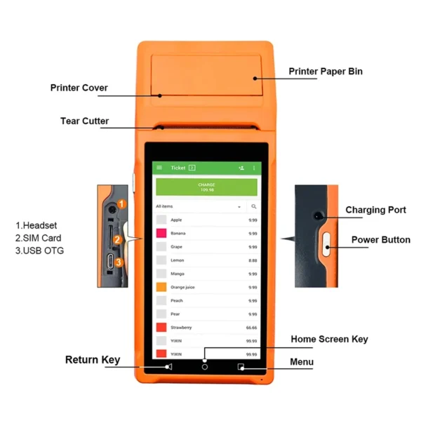 Impresora térmica PDA de 58mm - Imagen 6